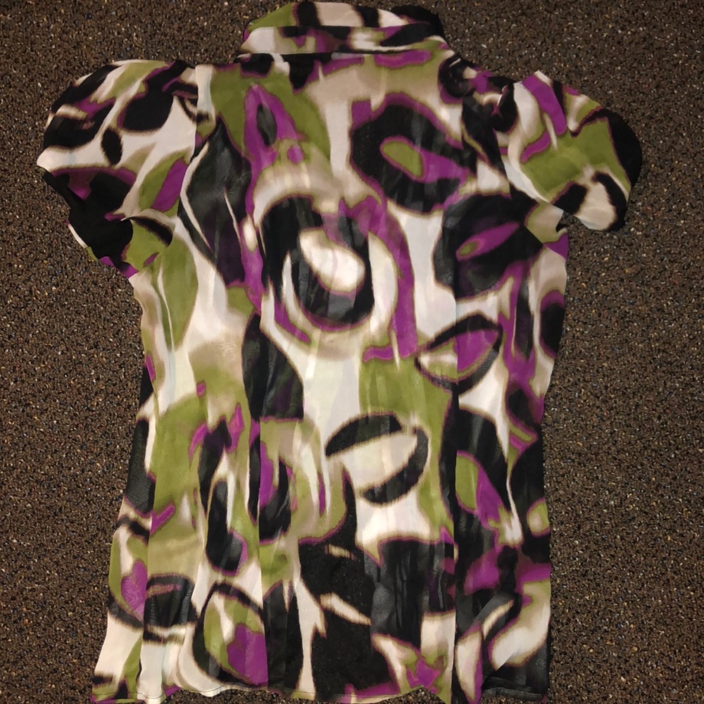 Multi colored blouse!!!! - Picture 2 of 2